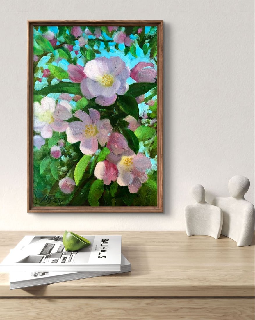 Oil painting Flowers have blossomed Mykhailo Burdylo - 3