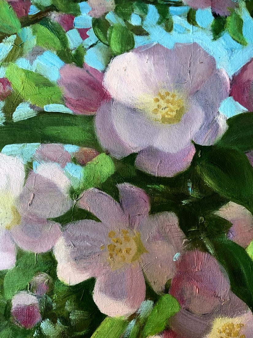 Oil painting Flowers have blossomed Mykhailo Burdylo - 4