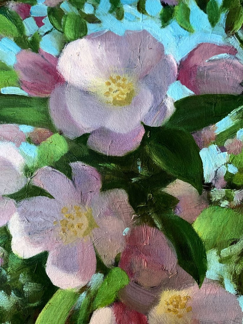 Oil painting Flowers have blossomed Mykhailo Burdylo - 5