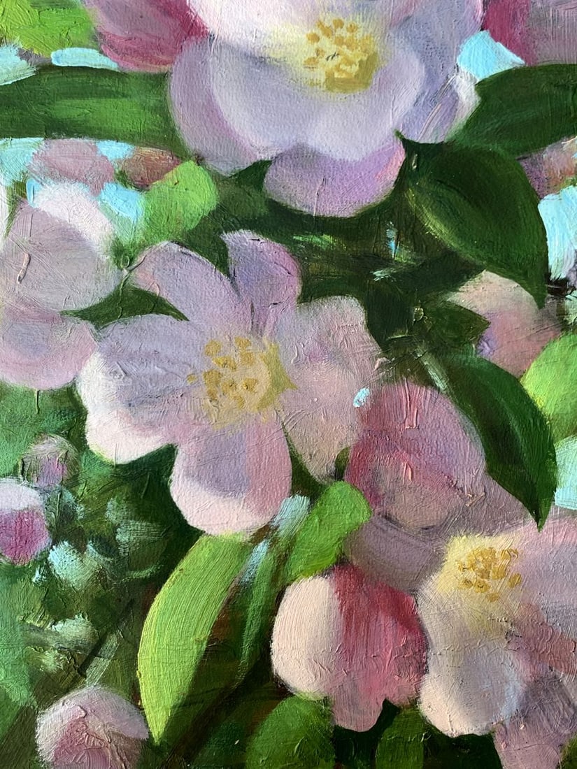 Oil painting Flowers have blossomed Mykhailo Burdylo - 6