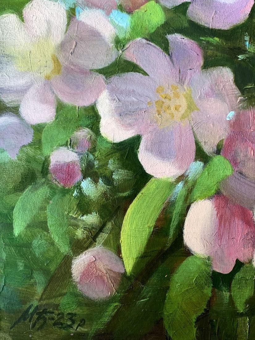 Oil painting Flowers have blossomed Mykhailo Burdylo - 8