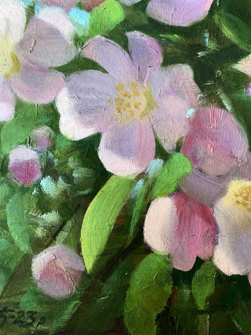 Oil painting Flowers have blossomed Mykhailo Burdylo - 9