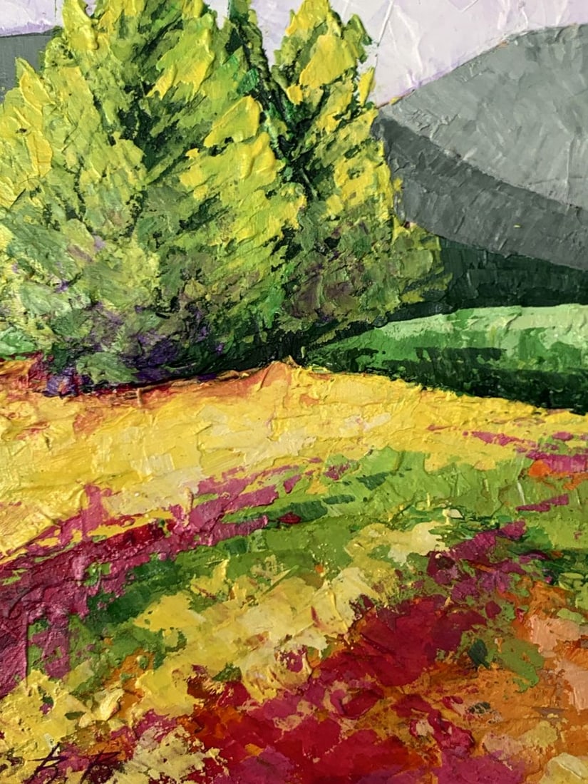 Oil painting Road to the mountains V. Zadorozhnya - 10