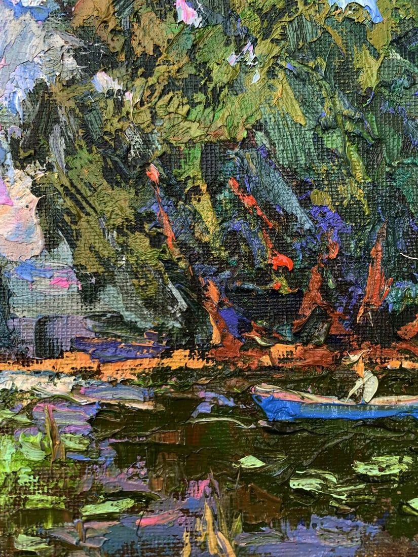Oil painting Boating holidays Kalenyuk Alex - 10