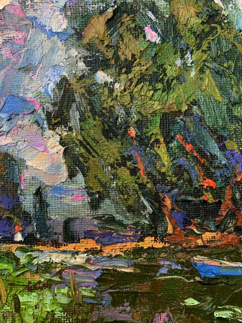 Oil painting Boating holidays Kalenyuk Alex - 7