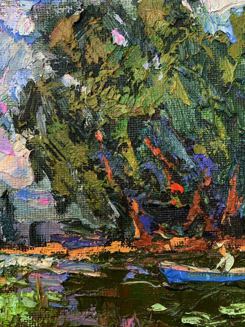 Oil painting Boating holidays Kalenyuk Alex - 8