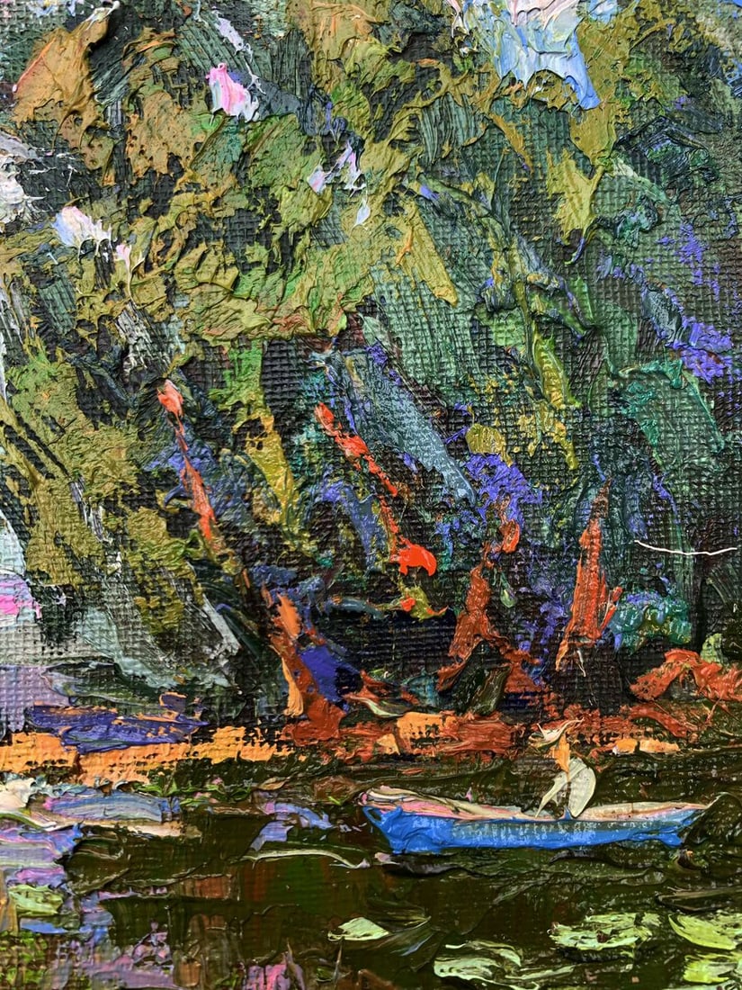 Oil painting Boating holidays Kalenyuk Alex - 9
