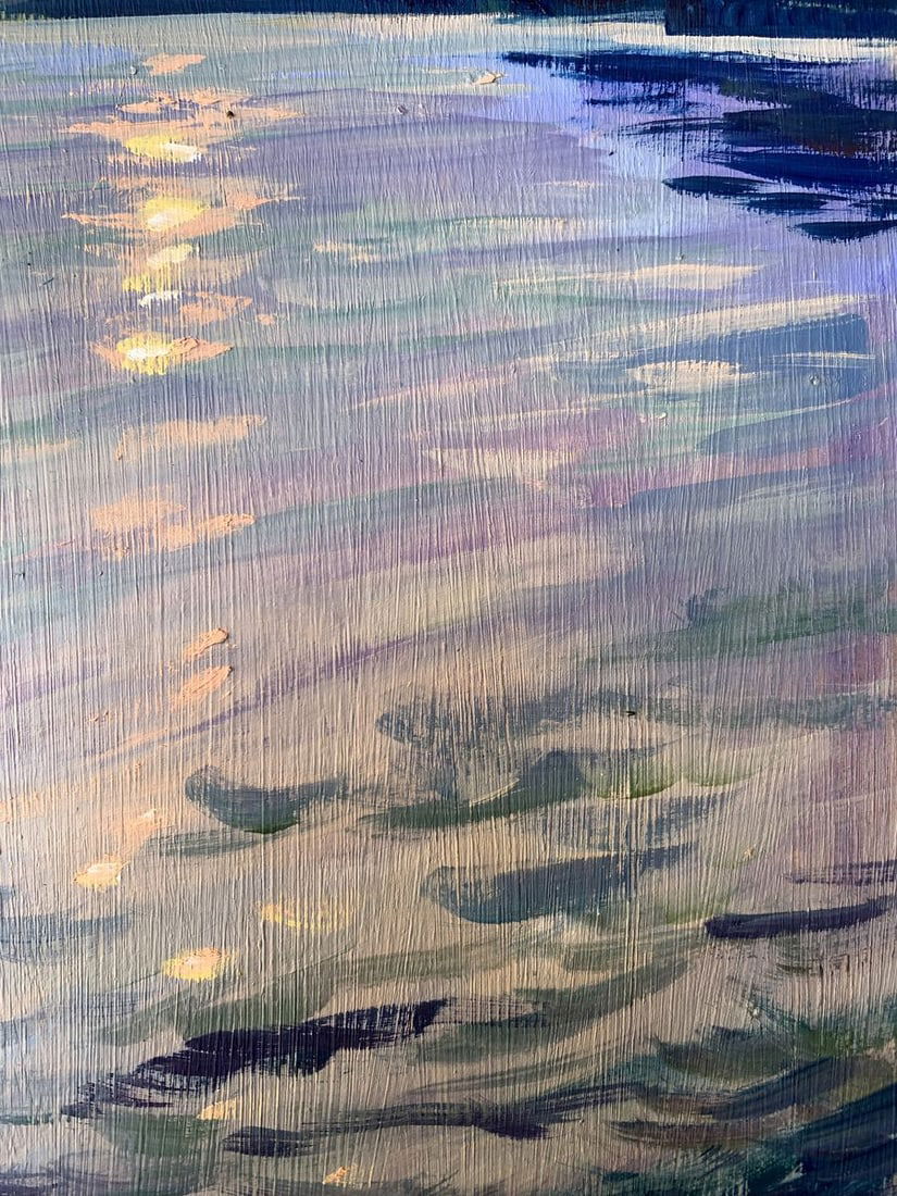 Oil painting The sun behind the clouds Valentina Simashchuk - 10