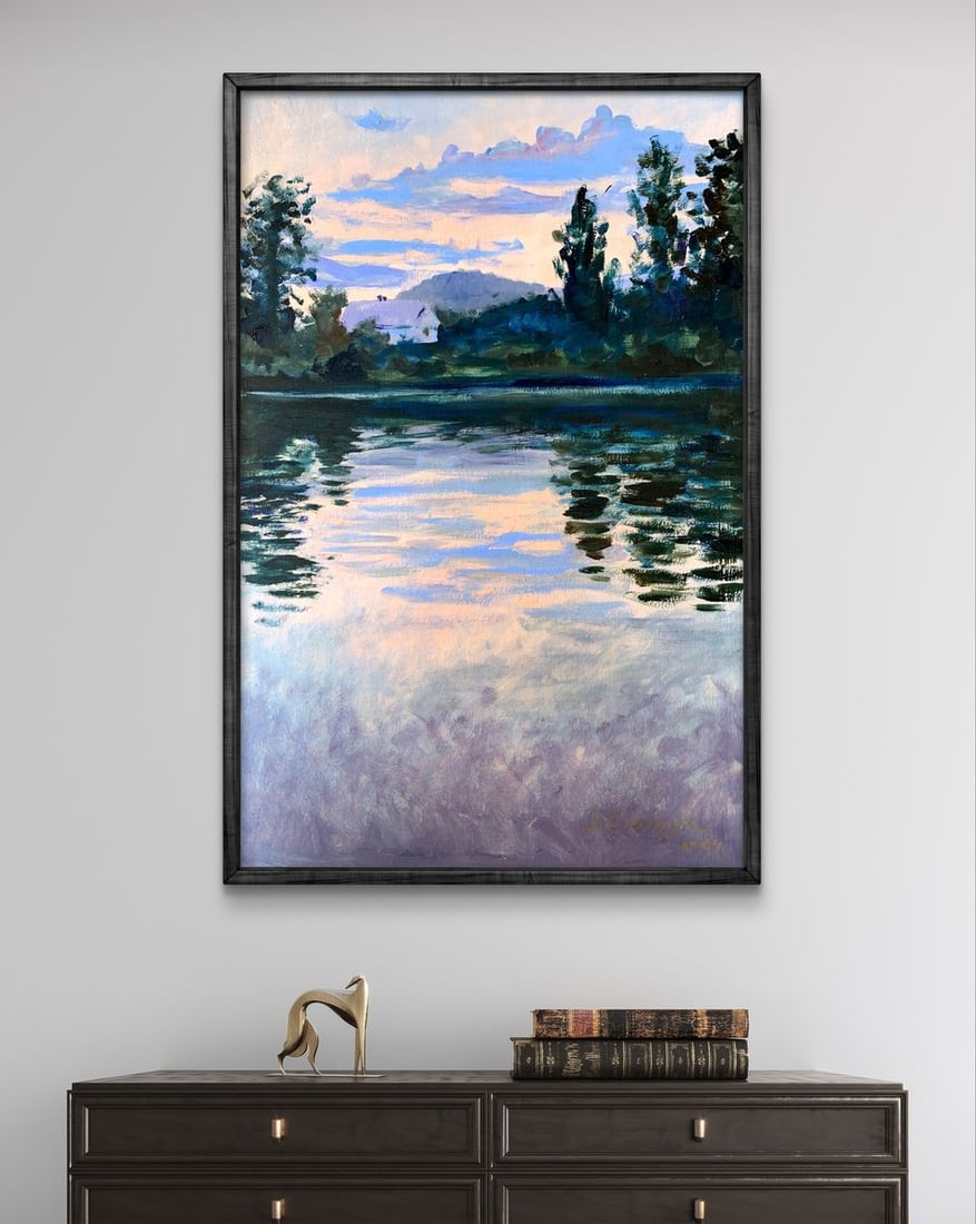 Oil painting A unique place in nature Valentina Simashchuk - 2