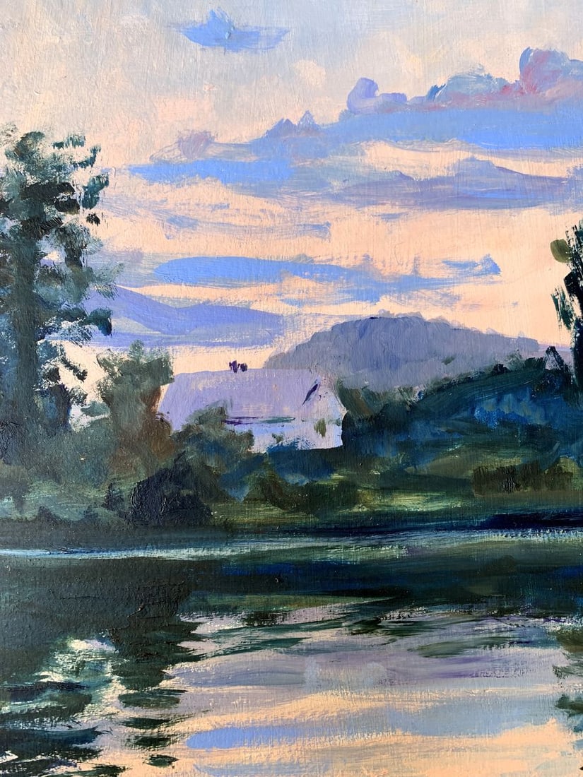 Oil painting A unique place in nature Valentina Simashchuk - 4