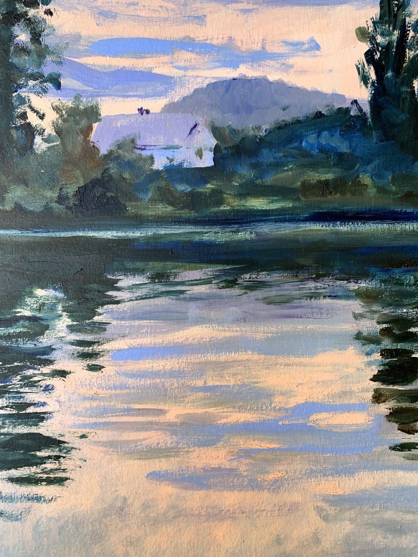 Oil painting A unique place in nature Valentina Simashchuk - 6