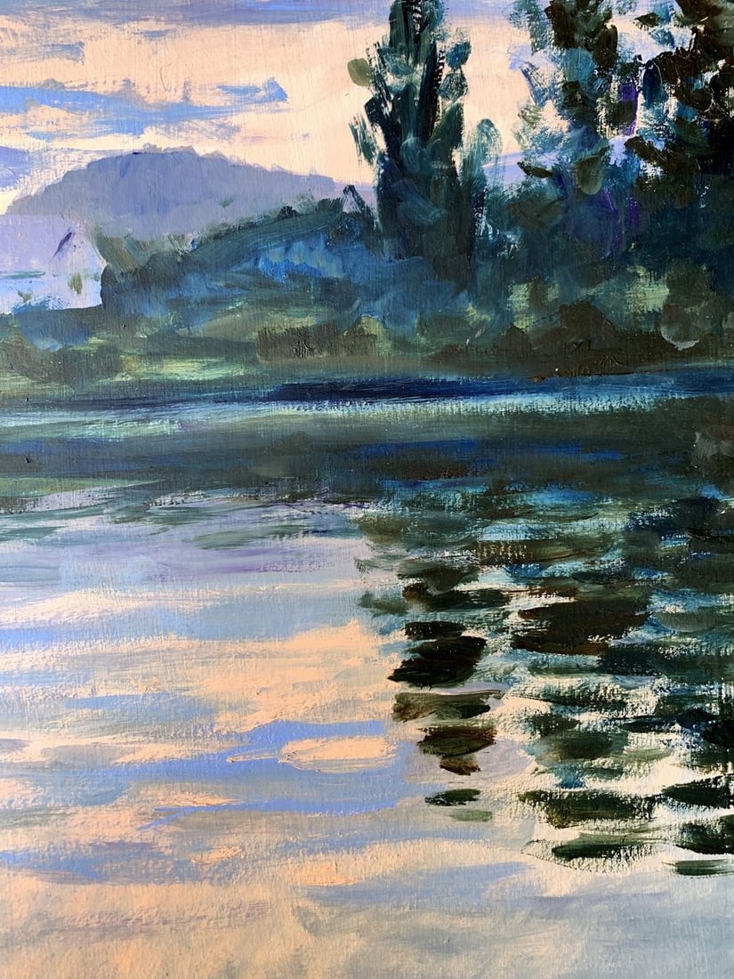 Oil painting A unique place in nature Valentina Simashchuk - 7