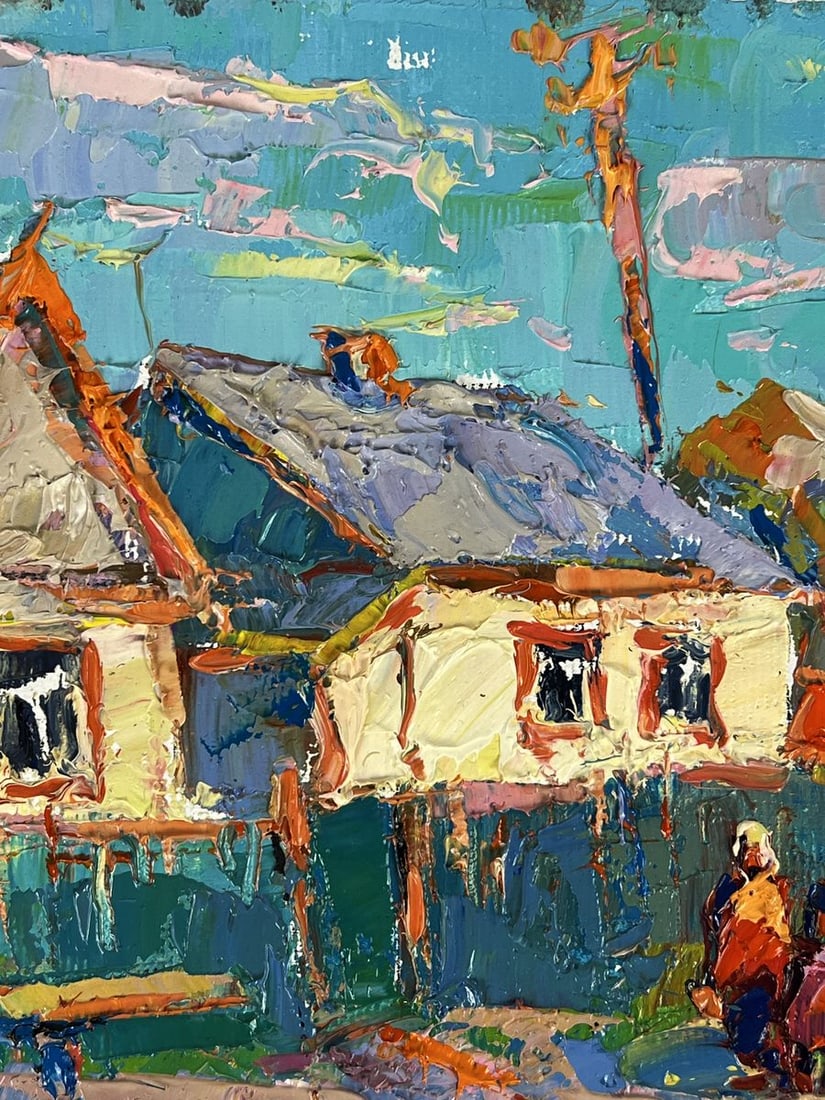 Oil painting A walk along the morning street Oksana Ivanyuk - 8