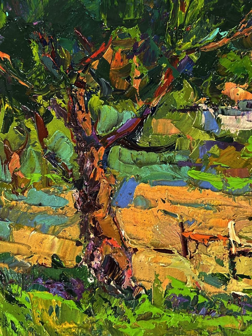Oil painting Countryside summer vacation Oksana Ivanyuk - 5
