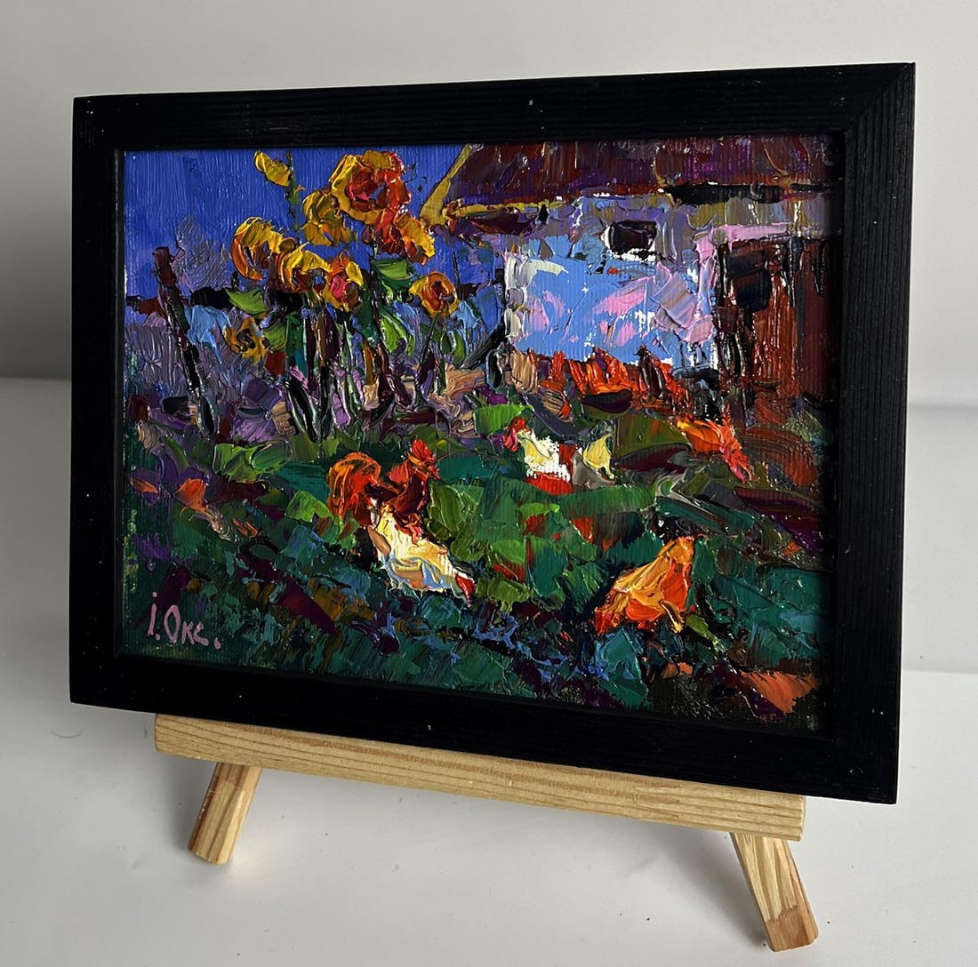 Oil painting The day is drawing to a close Oksana Ivanyuk - 2