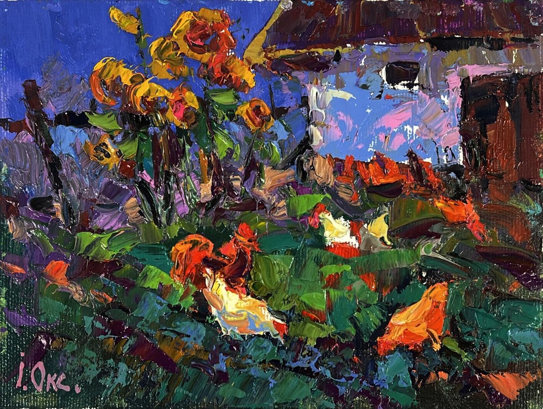 Oil painting The day is drawing to a close Oksana Ivanyuk - 3