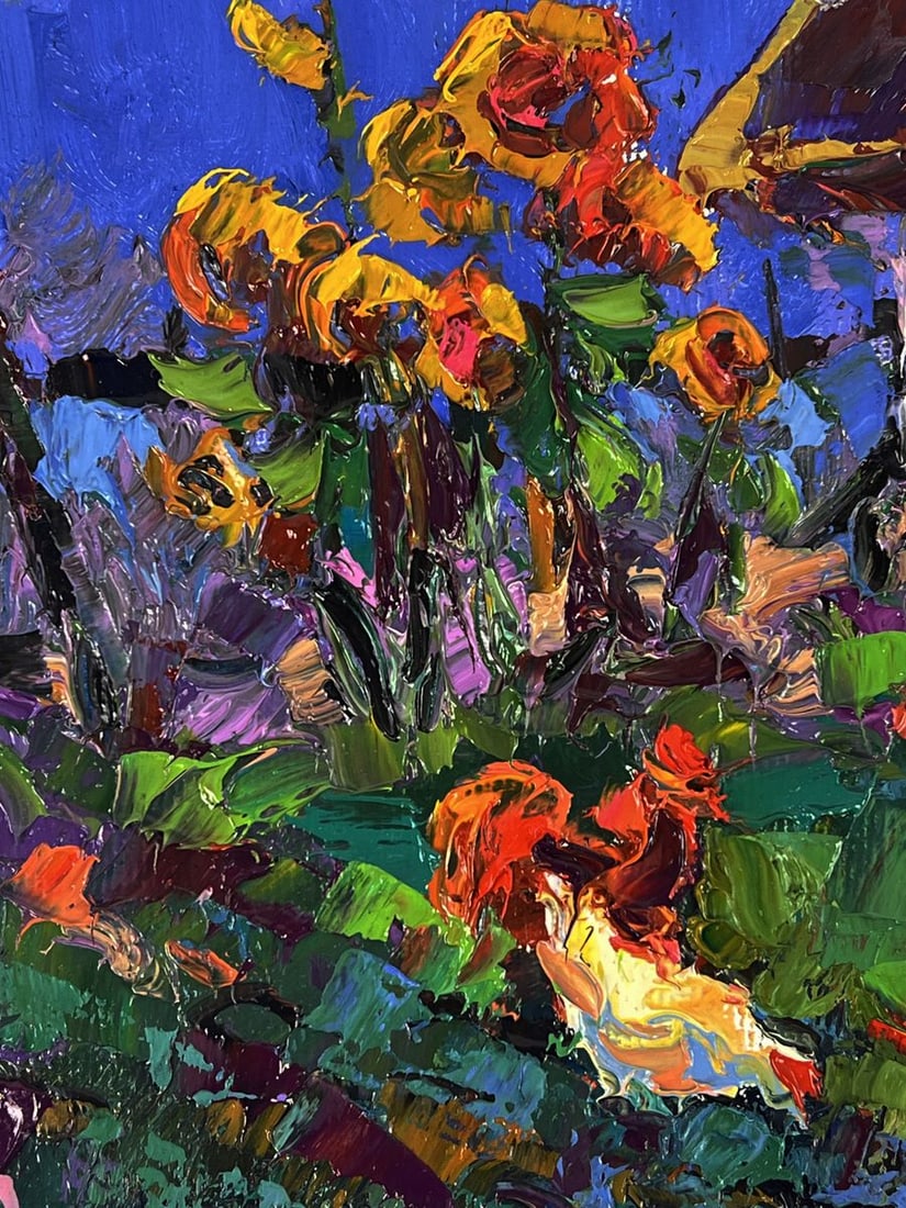 Oil painting The day is drawing to a close Oksana Ivanyuk - 4