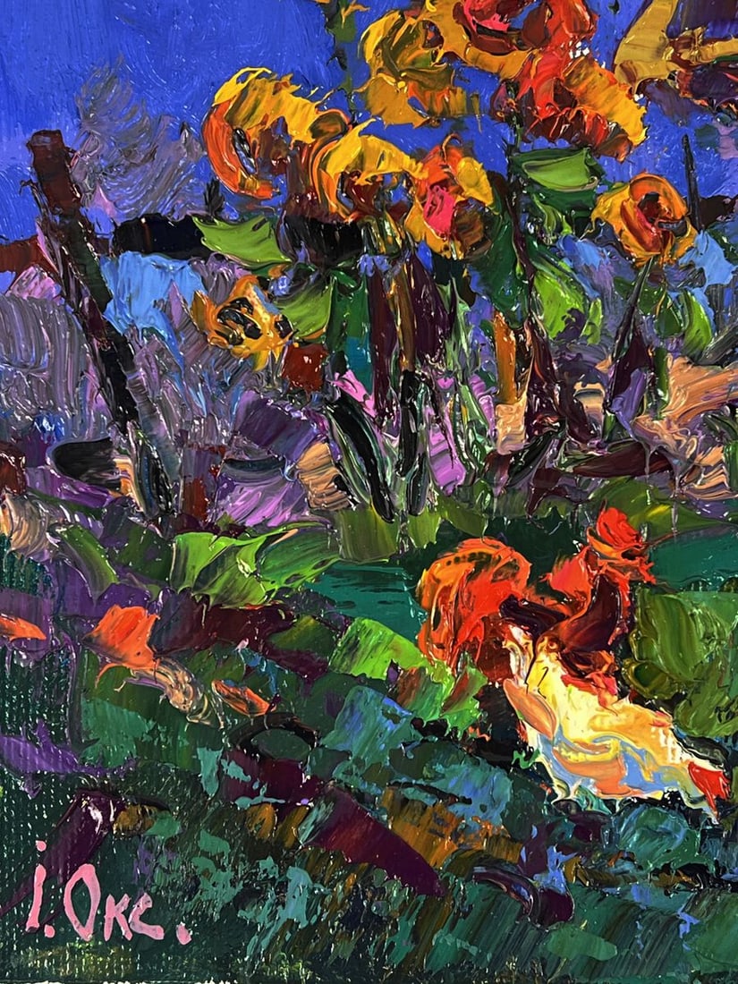 Oil painting The day is drawing to a close Oksana Ivanyuk - 5