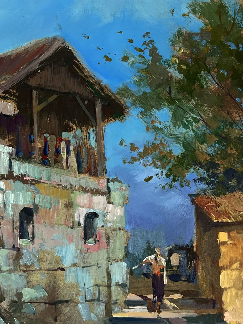 Oil painting The Fisherman Goes to the Boat Yuriy Suprunchuk - 5