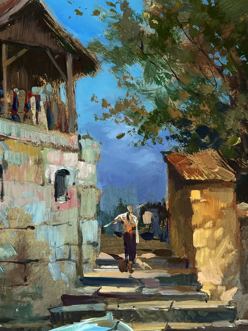 Oil painting The Fisherman Goes to the Boat Yuriy Suprunchuk - 8