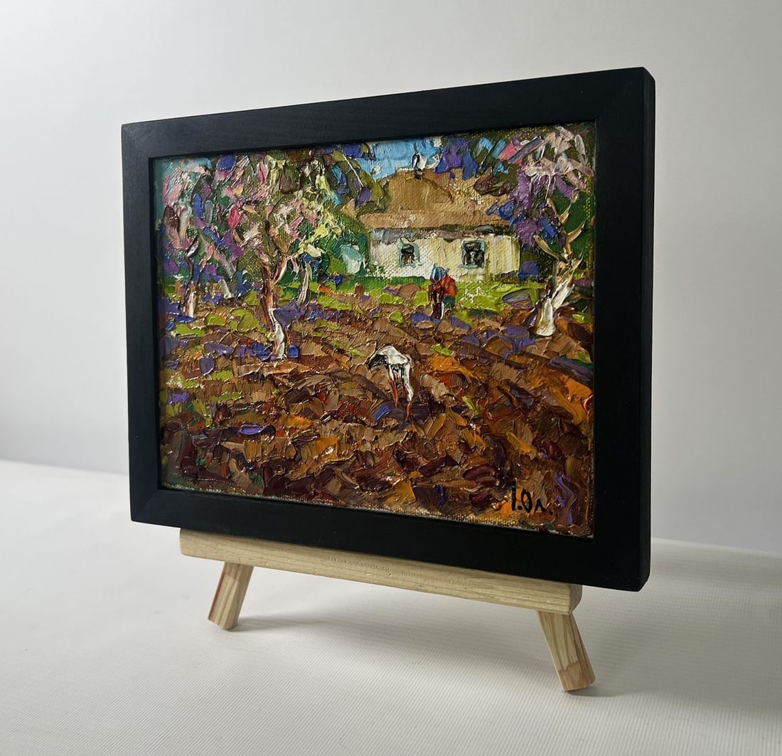 Oil painting The sky is blue and the spring Oleksiy Ivanyuk - 2