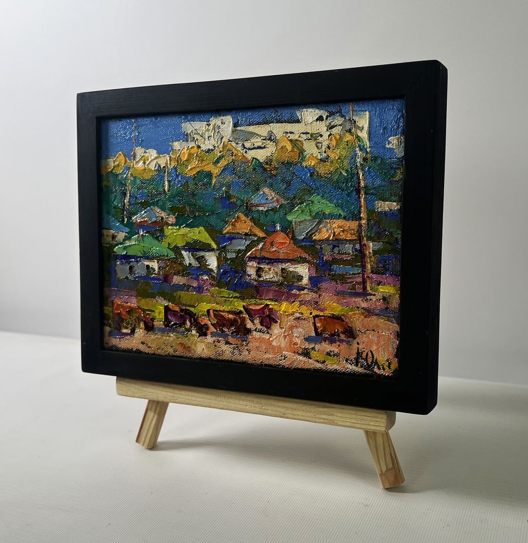 Oil painting Spring silence above the pond Oleksiy Ivanyuk - 2