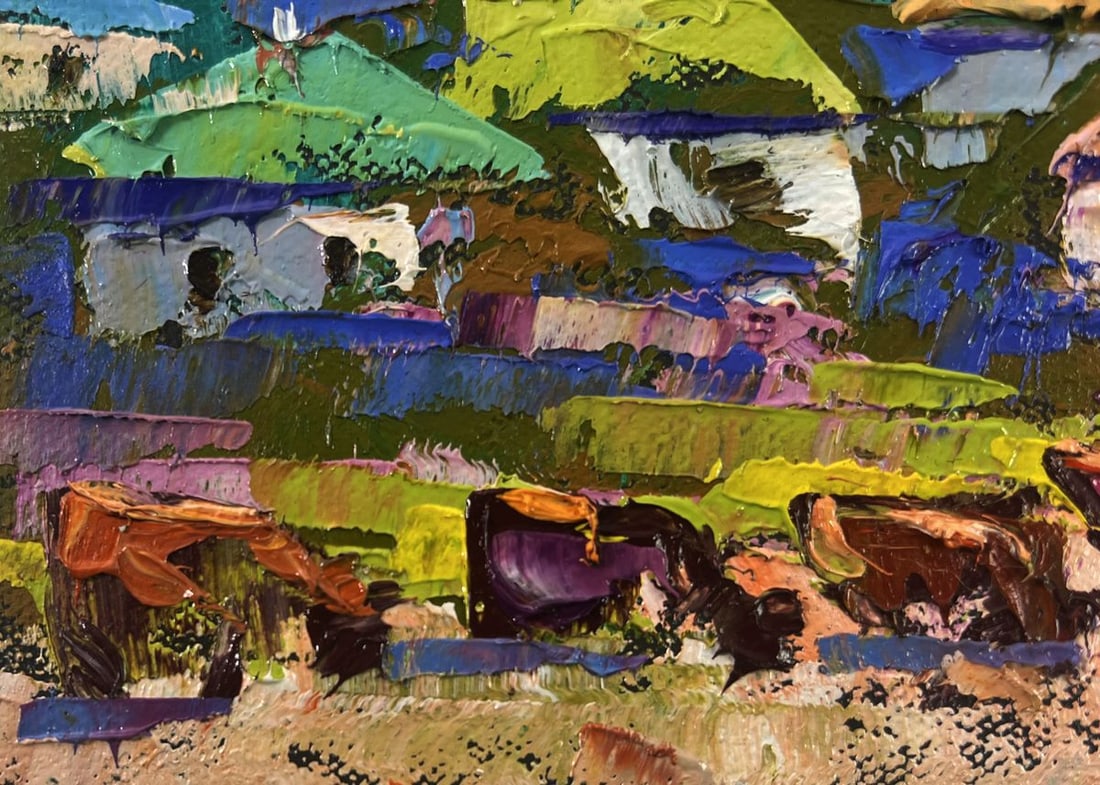 Oil painting Spring silence above the pond Oleksiy Ivanyuk - 6