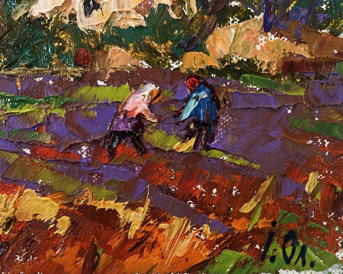 Oil painting Spring evening in the light of the sky Oleksiy Ivanyuk - 5