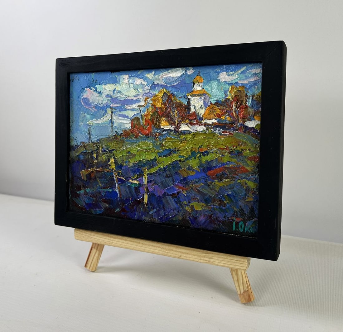 Oil painting The wind whispers between the stones Oksana Ivanyuk - 2