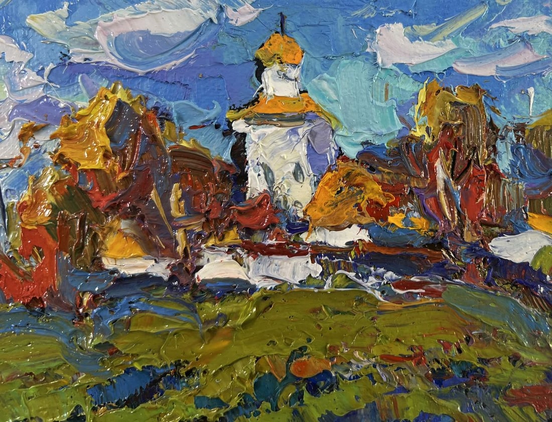 Oil painting The wind whispers between the stones Oksana Ivanyuk - 4