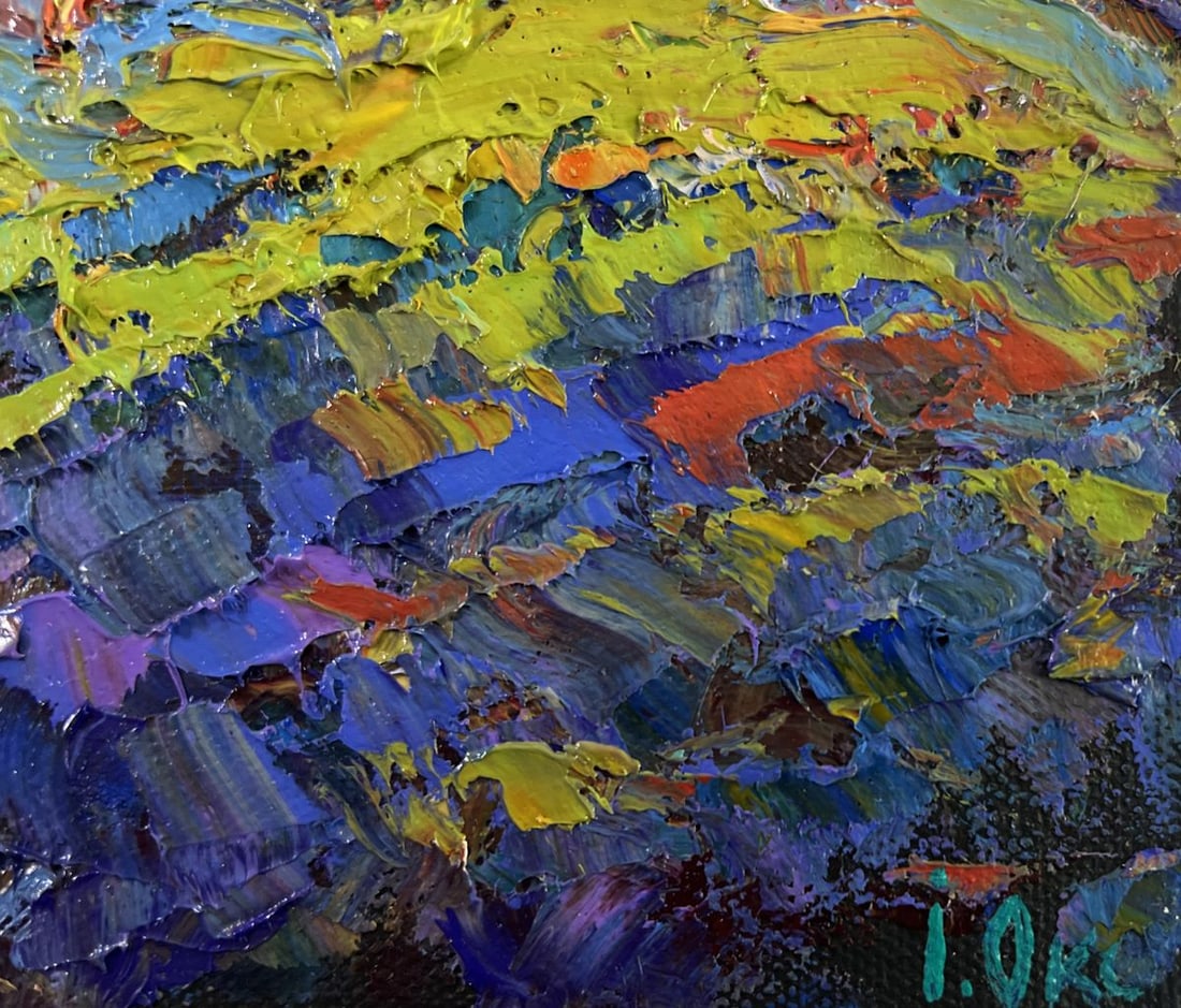 Oil painting The wind whispers between the stones Oksana Ivanyuk - 5