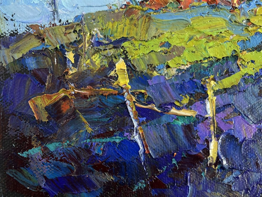 Oil painting The wind whispers between the stones Oksana Ivanyuk - 6