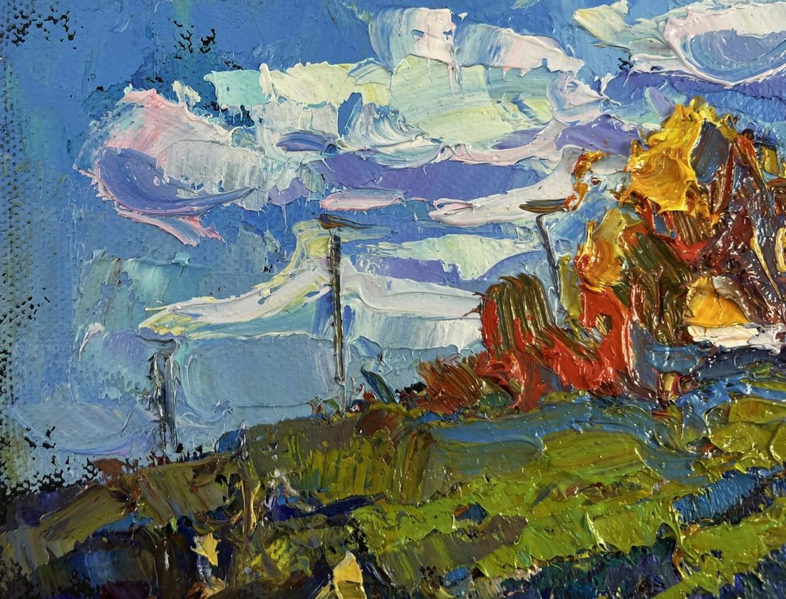 Oil painting The wind whispers between the stones Oksana Ivanyuk - 7