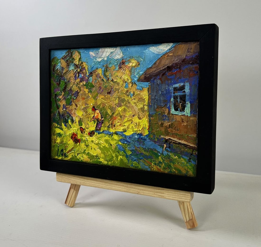 Oil painting The sun in the field Oleksiy Ivanyuk - 2