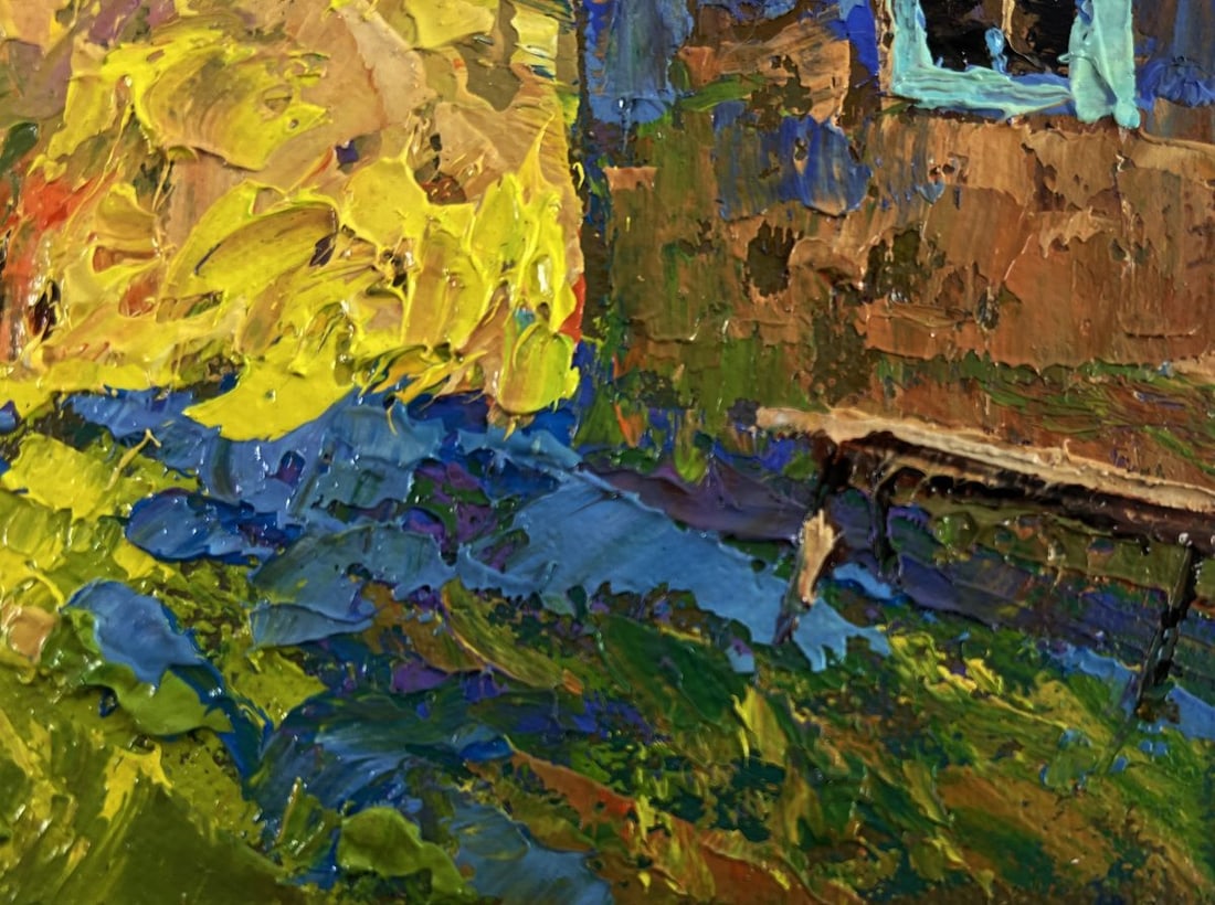 Oil painting The sun in the field Oleksiy Ivanyuk - 5