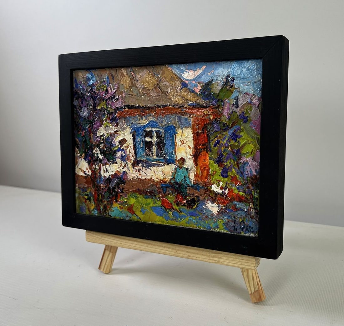 Oil painting Warm in every ray and smile Oksana Ivanyuk - 2