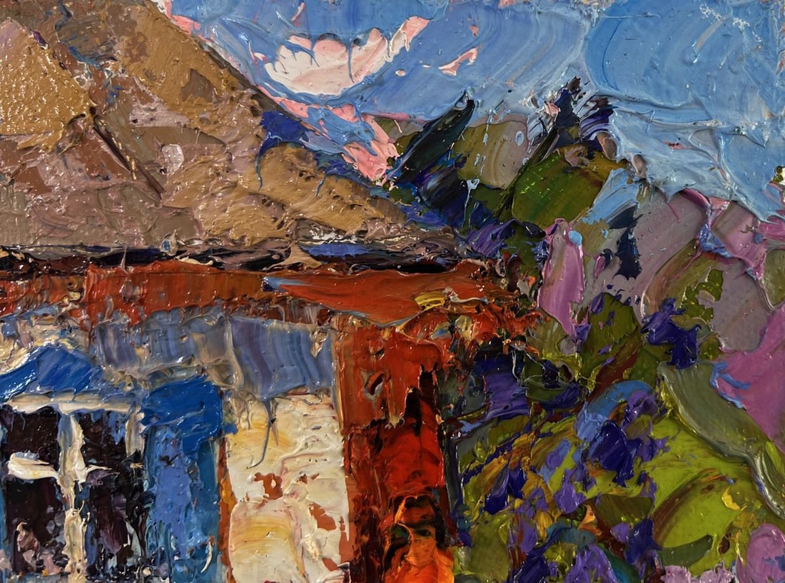 Oil painting Warm in every ray and smile Oksana Ivanyuk - 4