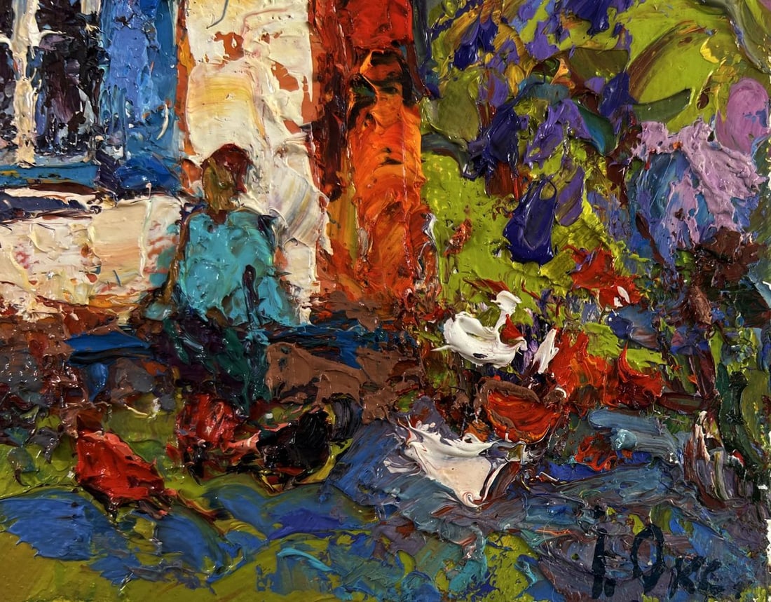 Oil painting Warm in every ray and smile Oksana Ivanyuk - 5