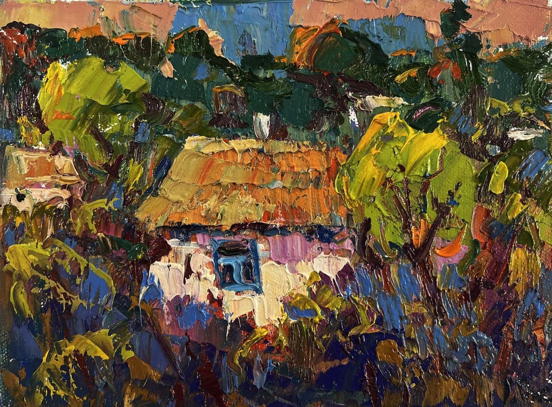 Oil painting Hope breaks through the clouds Oleksiy Ivanyuk - 3