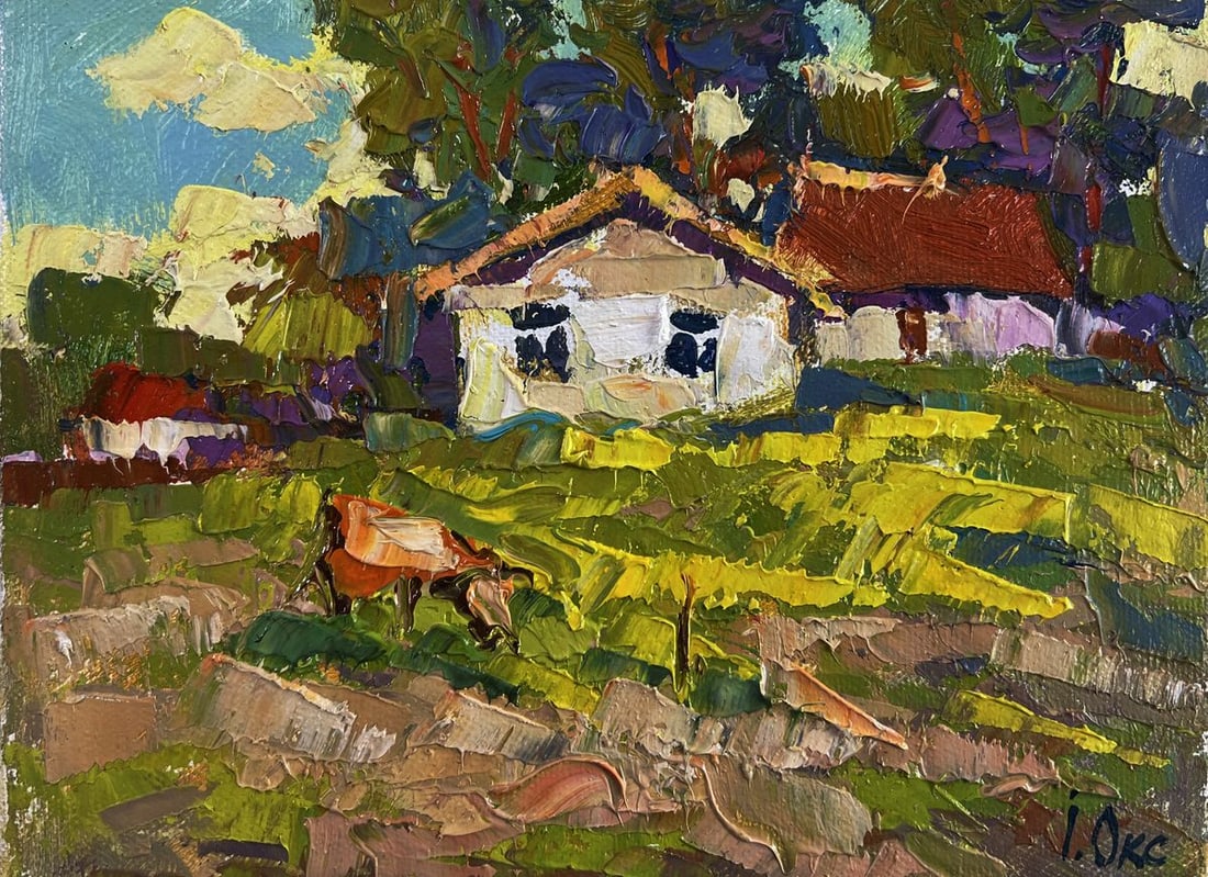 Oil painting Quiet evening dreams Oksana Ivanyuk - 3