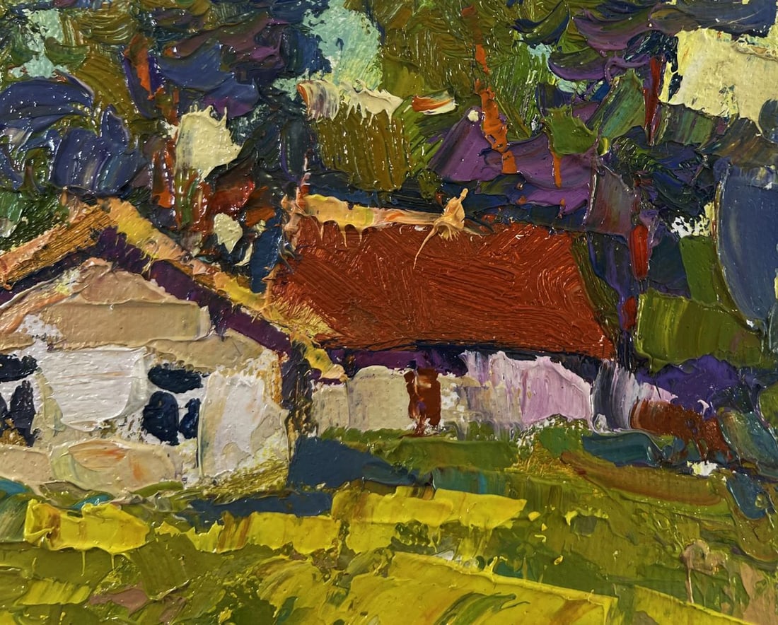 Oil painting Quiet evening dreams Oksana Ivanyuk - 4