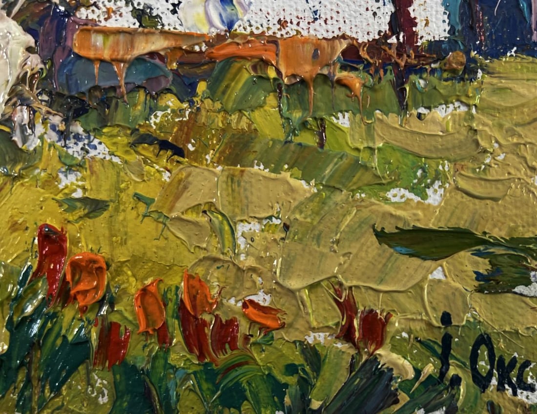 Oil painting Bright day bringing hope and warm Oksana Ivanyuk - 5