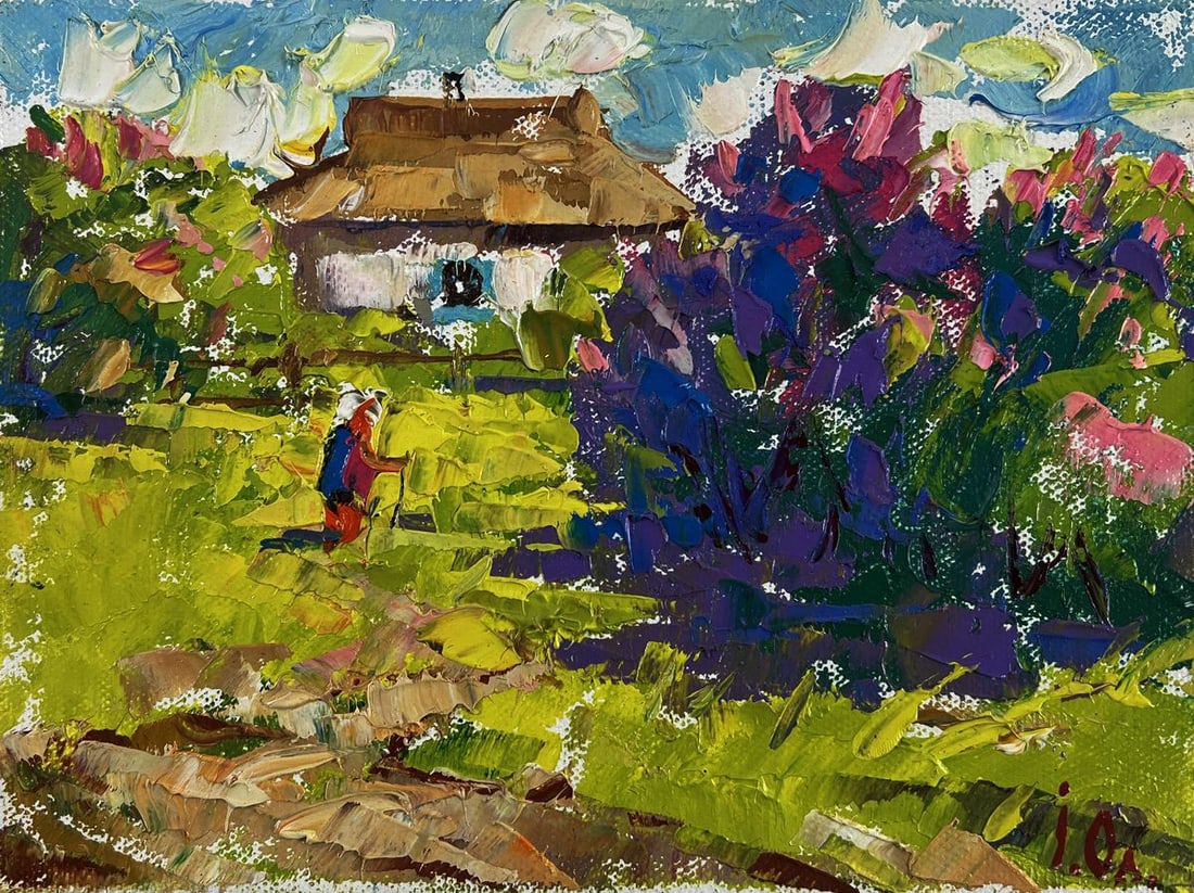 Oil painting Spring breathes memories Oleksiy Ivanyuk - 3