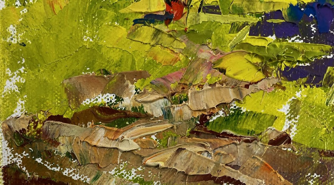 Oil painting Spring breathes memories Oleksiy Ivanyuk - 6