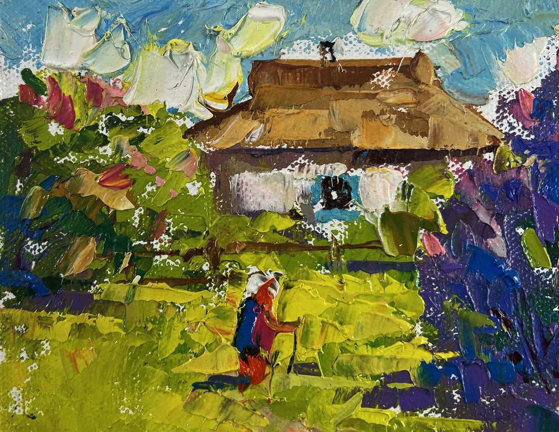 Oil painting Spring breathes memories Oleksiy Ivanyuk - 7