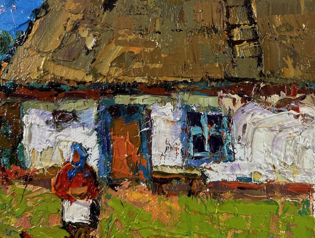 Oil painting Warm of wings and rustic silence Oksana Ivanyuk - 4