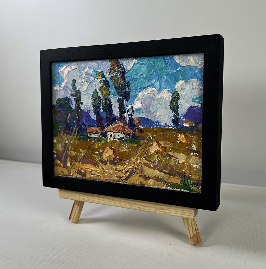 Oil painting A ray of sunshine in smile of nature Oksana Ivanyuk - 2