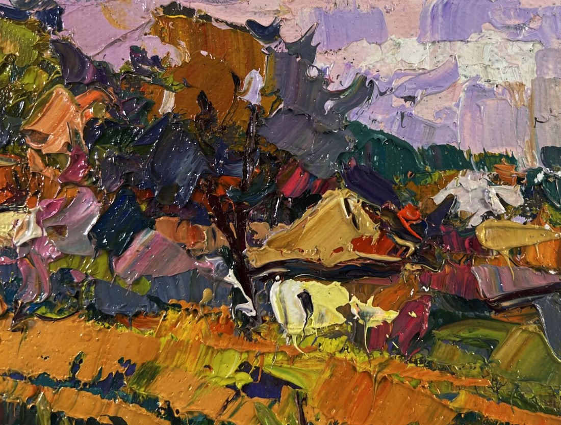 Oil painting Warm touch of light Oksana Ivanyuk - 4