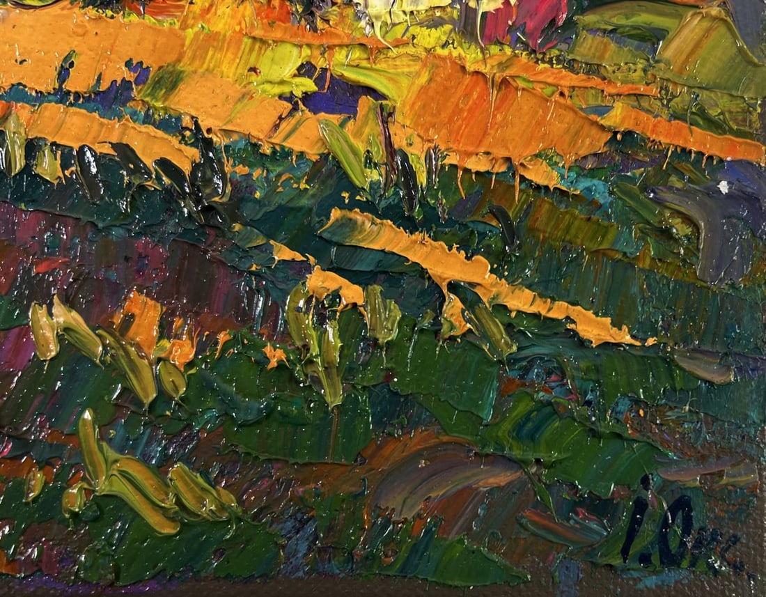 Oil painting Warm touch of light Oksana Ivanyuk - 5