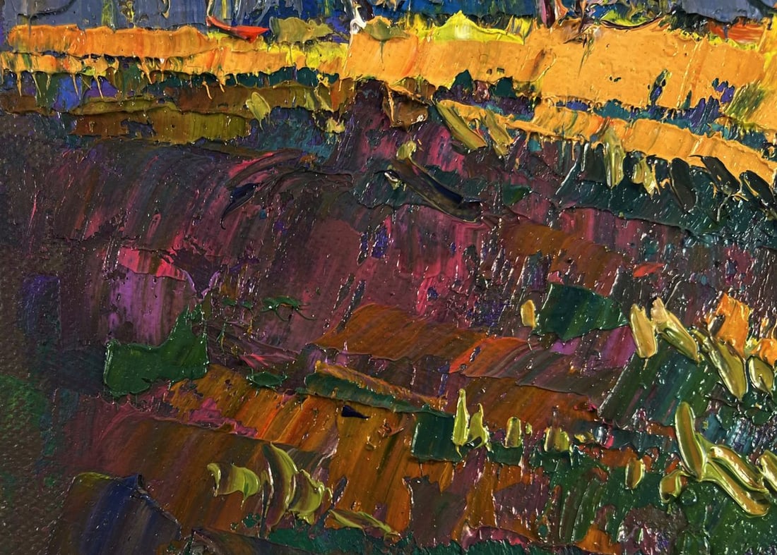 Oil painting Warm touch of light Oksana Ivanyuk - 6